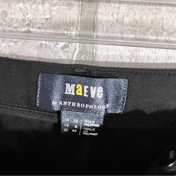 Maeve by Anthropologie Stirrup Black High Rise Riding Leggings Size 8 - Picture 11 of 12